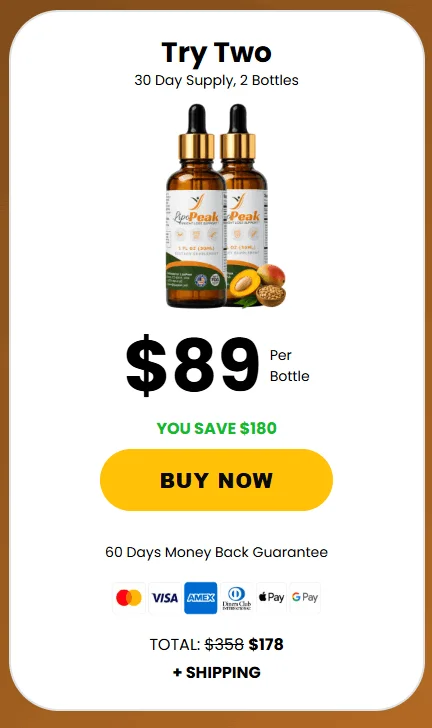 Click Here LipoPeak review result no.1