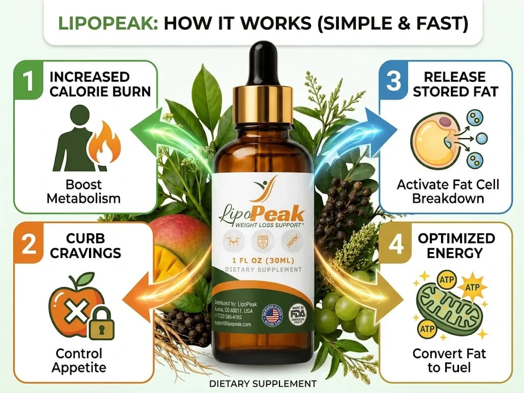 LipoPeak Drops Bottle